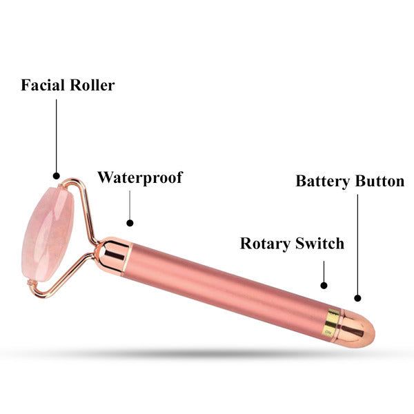 Eclat Skin London Rose Quartz Electrical  Facial Roller GOODS Superdrug   