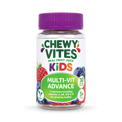 Holland & Barrett Chewy Vites Kids Multivitamin Advance Gummy Supplement 30 Chewables- Buy online at McGrocer