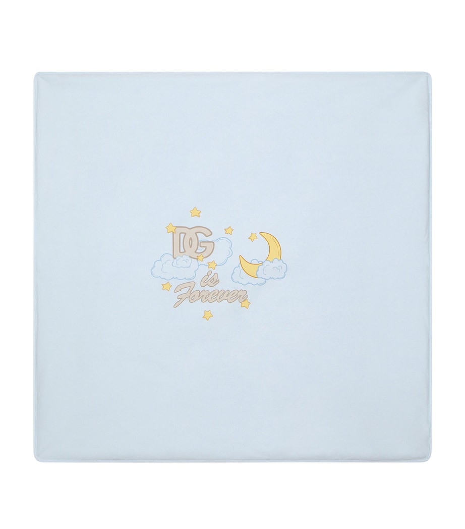 Dolce&Gabbana kids cotton blanket 72x72cm, imported from the UK
