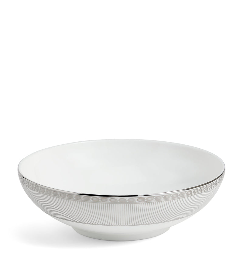 Wedgwood Silver Tonquin cereal bowl 18cm (British brand)