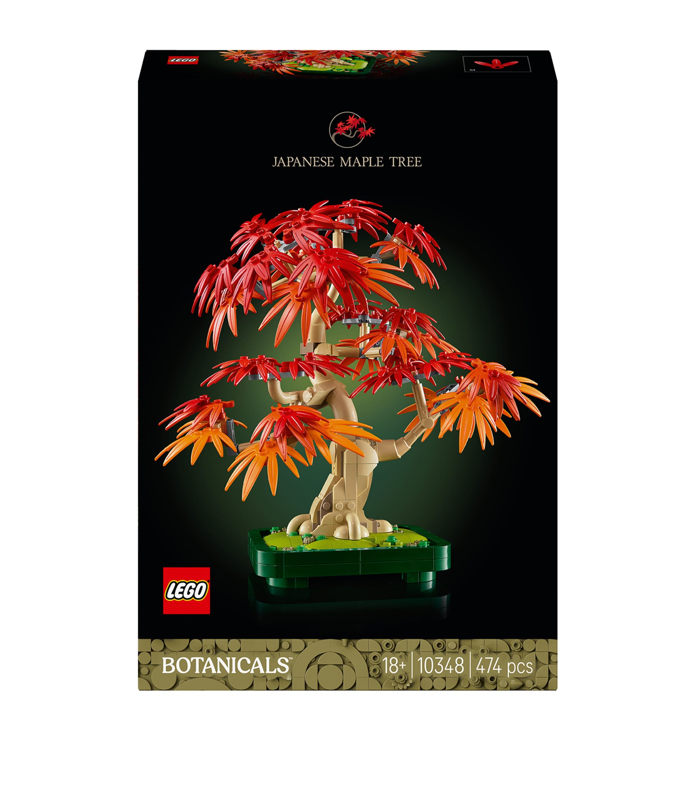 Lego Japanese Red Maple Bonsai Tree building set, UK version