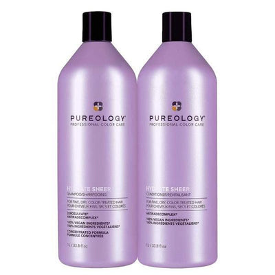 Superdrug Pureology Hydrate Sheer Shampoo and Conditioner Duo 2 x 1000ml- Buy online at McGrocer