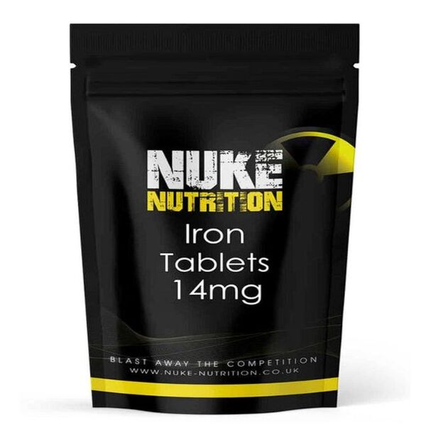 Nuke Nutrition Iron tablets 14mg - 365ct GOODS Superdrug   