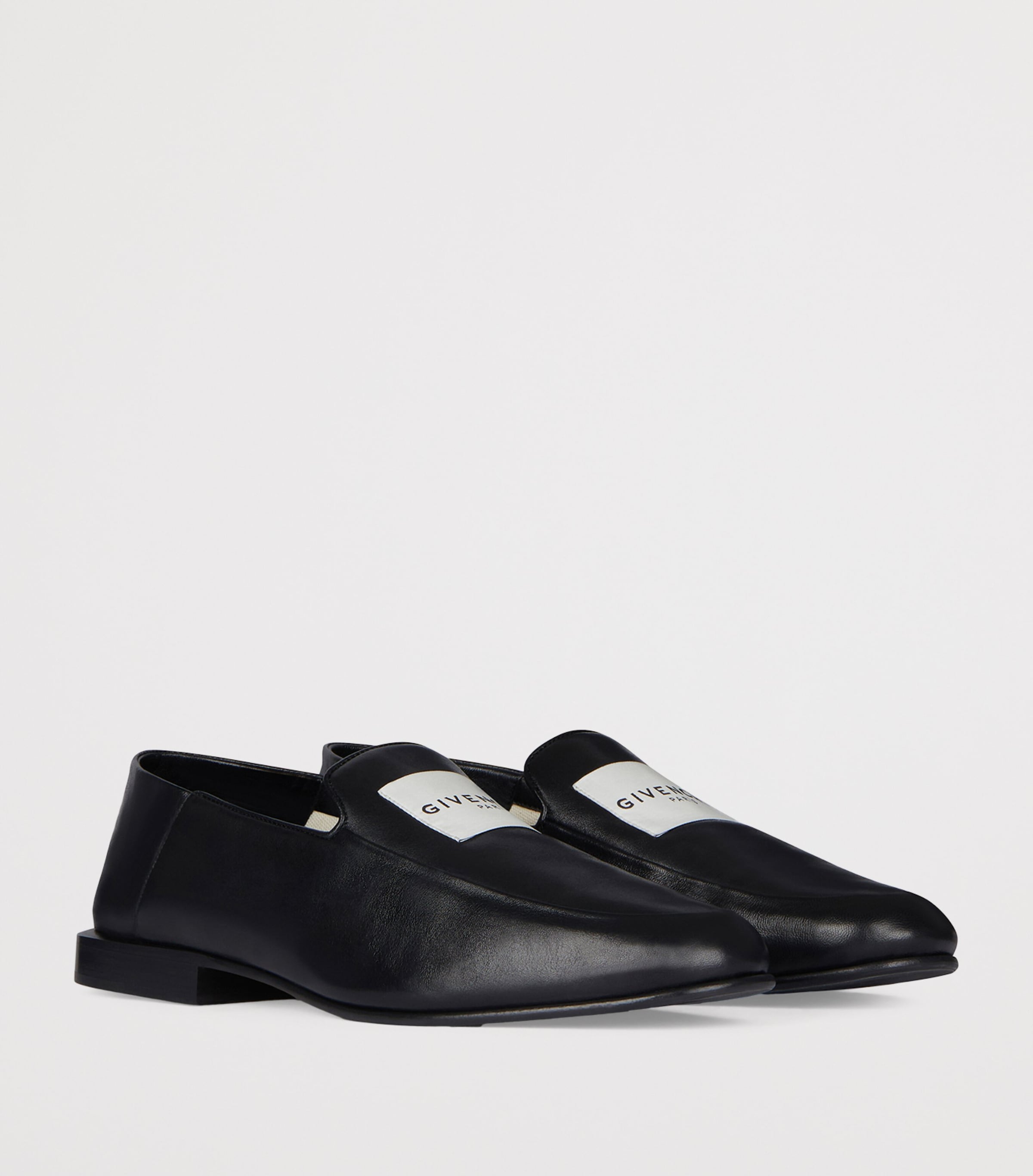Givenchy lambskin logo loafers, UK version