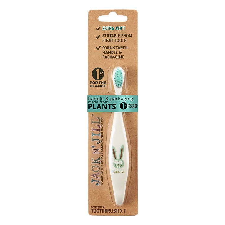 Jack N' Jill Biodegradable Toothbrush Bunny Toothbrushes Holland&Barrett   