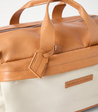 Brunello Cucinelli two-tone grained calfskin holdall - British product
