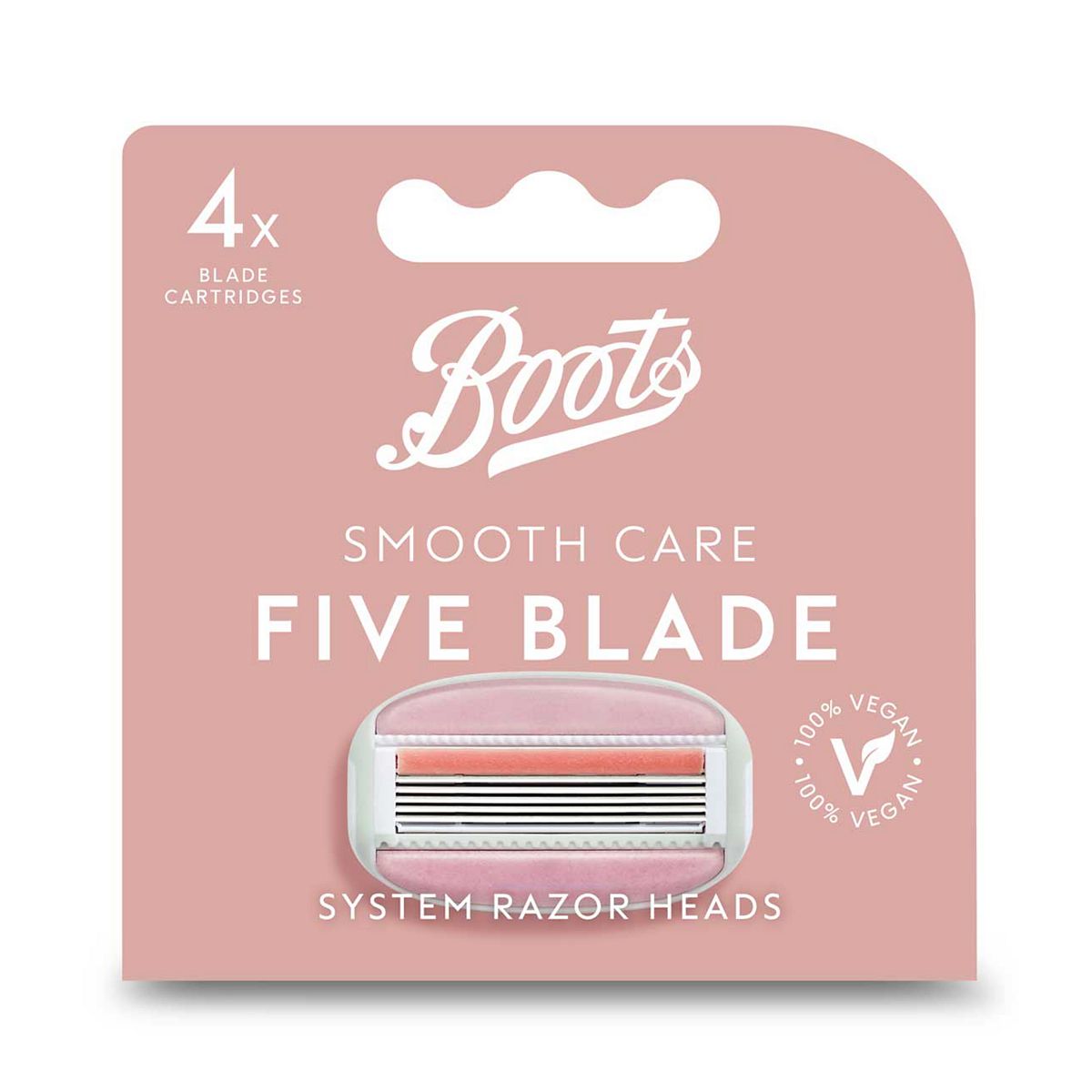 Boots Smooth Care 5 Blade System Razor Refill Cartridges 4pk GOODS Boots   