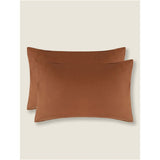 George Home Mocha Pillowcase Pair General Household ASDA   