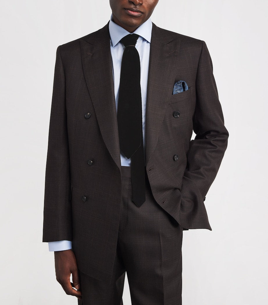 Giorgio Armani velvet tie 8cm width, imported from the UK