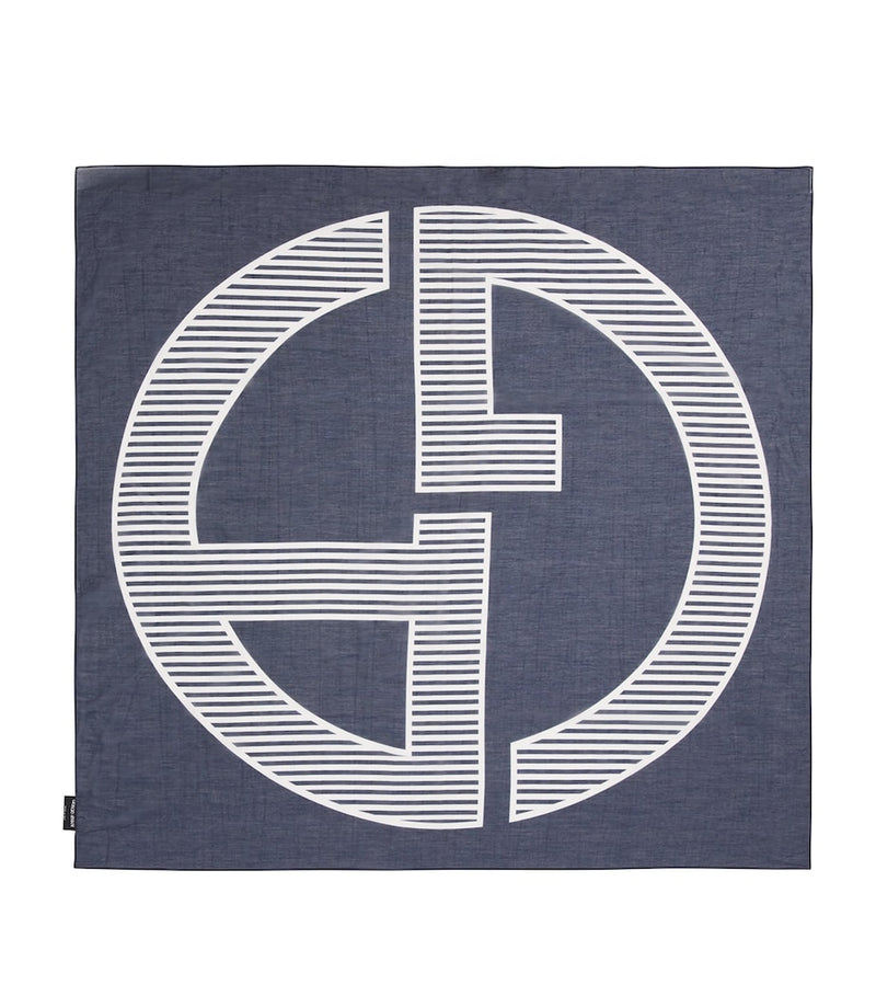 Giorgio Armani monogram foulard 90x90cm, UK version