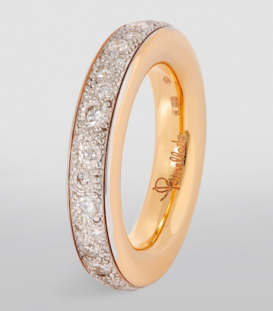 Pomellato Iconica ring rose gold diamonds, UK version
