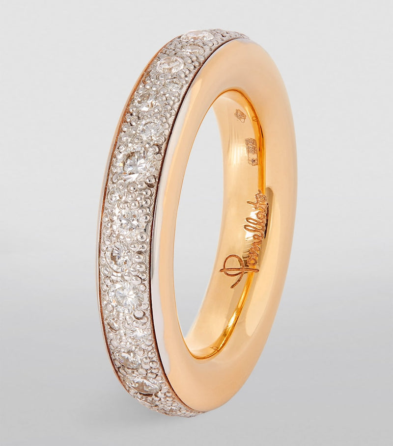 Pomellato Iconica ring rose gold diamonds, UK version