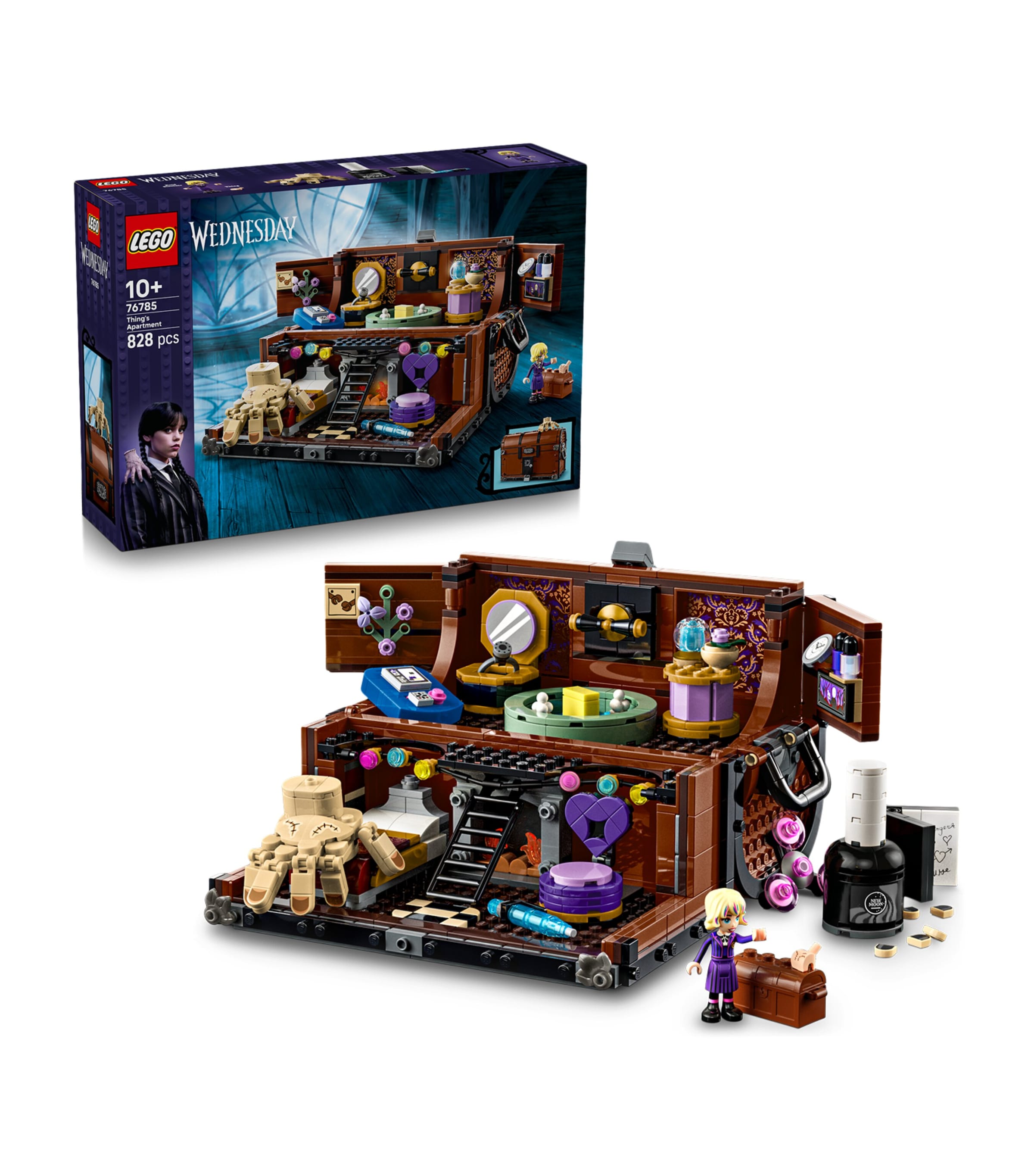 LEGO Wednesday Thing's Apartment building set, UK version