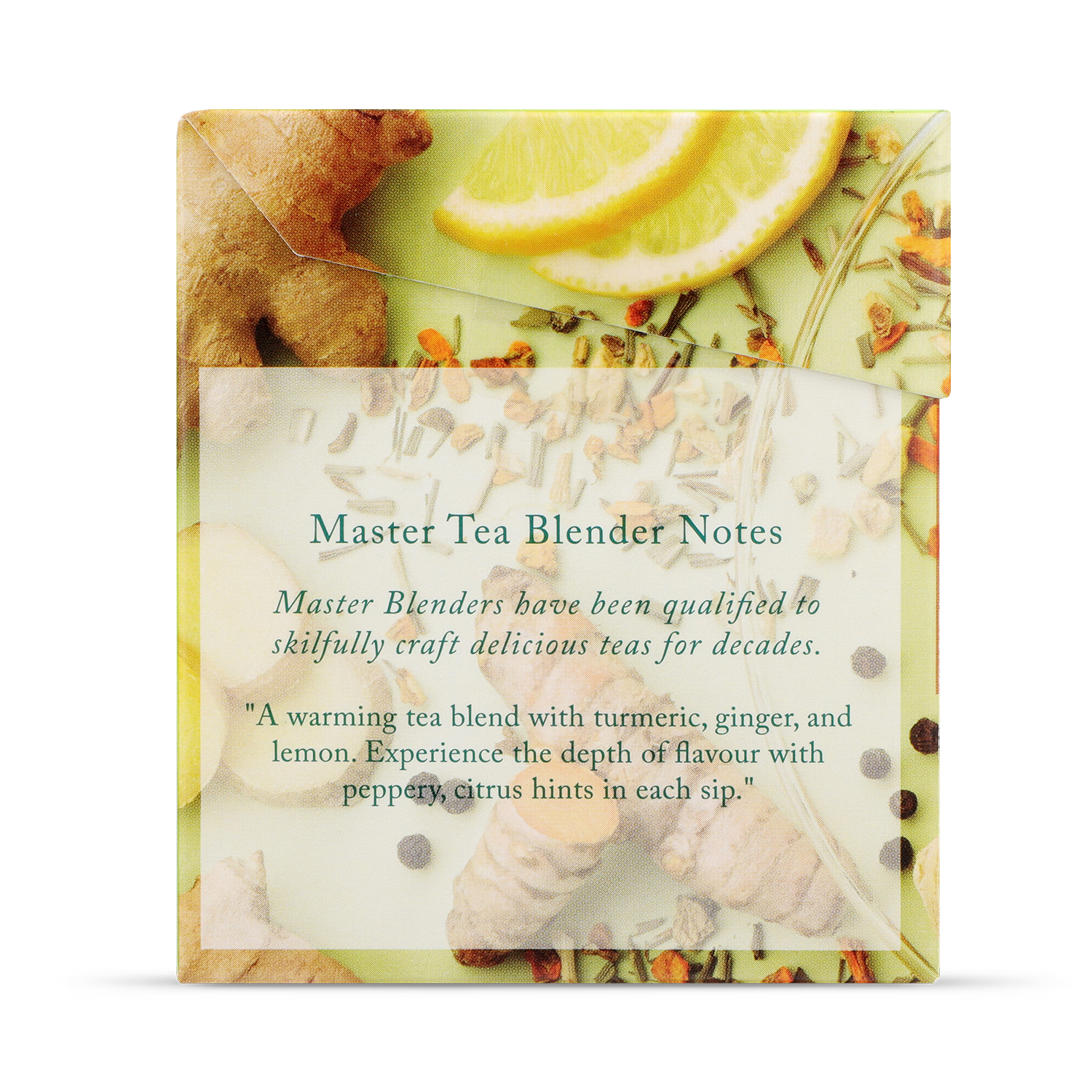 Organic Turmeric Ginger Lemon Herbal Tea 15 Tea Bags
