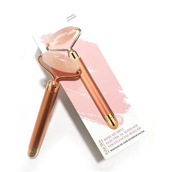 Eclat Skin London Rose Quartz Electrical  Facial Roller