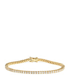 Harrods yellow gold and diamond tennis bracelet 2.00ct, UK version