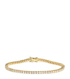 Harrods yellow gold and diamond tennis bracelet 2.00ct, UK version
