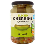 Sainsbury's Sliced Gherkins in Vinegar 340g (180g*) GOODS Sainsburys   