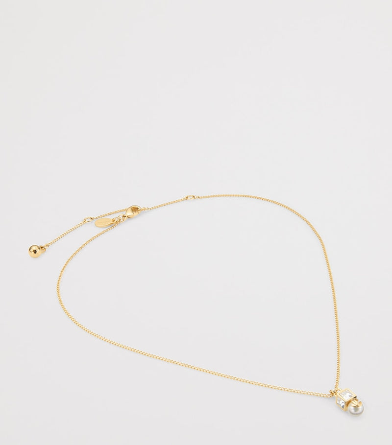 Jimmy Choo faux pearl pendant necklace (British brand)