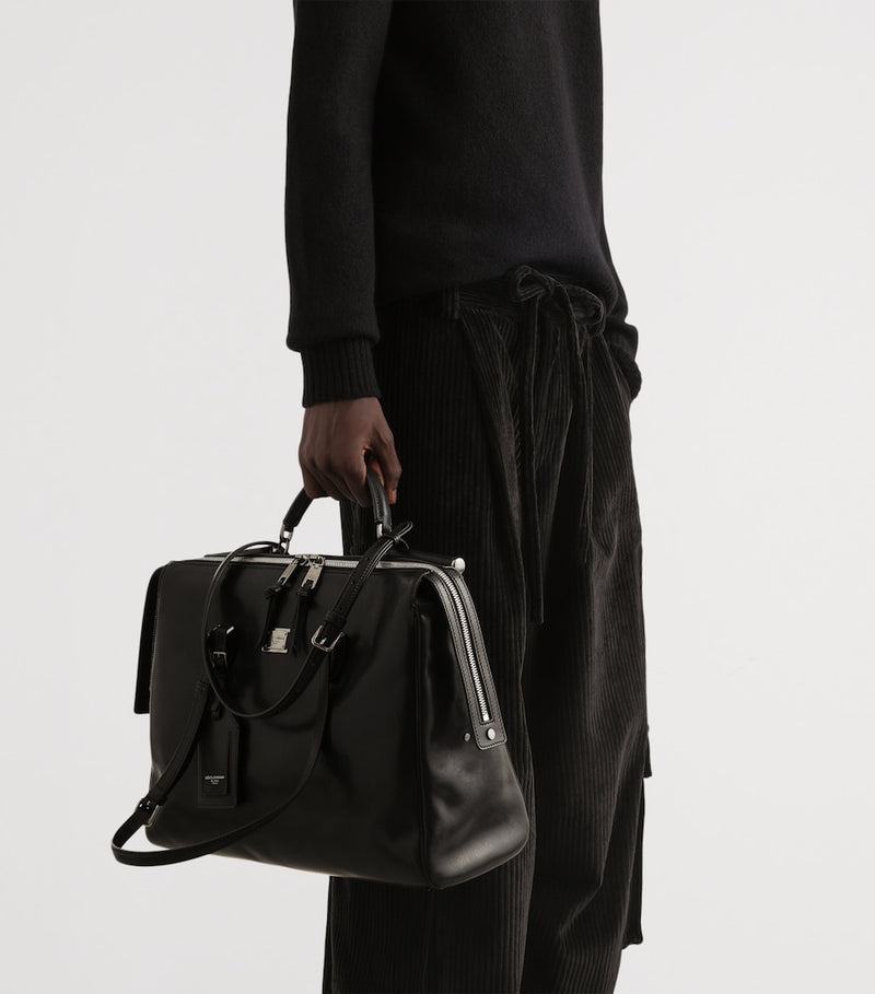Dolce&Gabbana leather-blend top-handle bag one size (British brand)