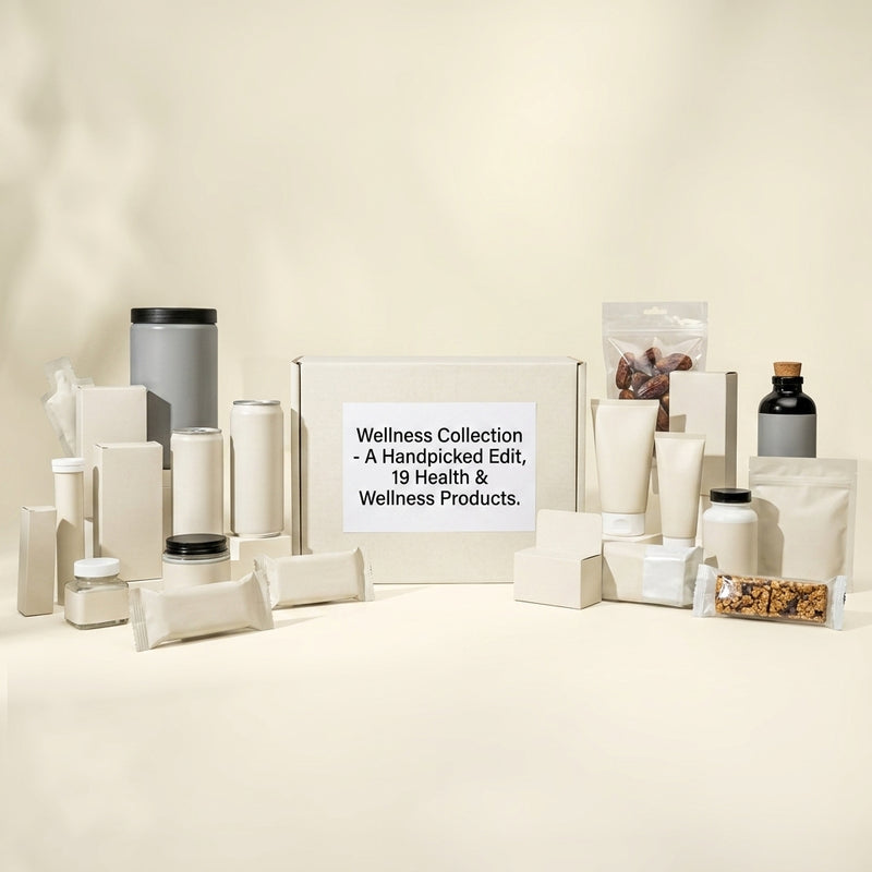 H&B Wellness Edit curated box of 20 wellness essentials - British product