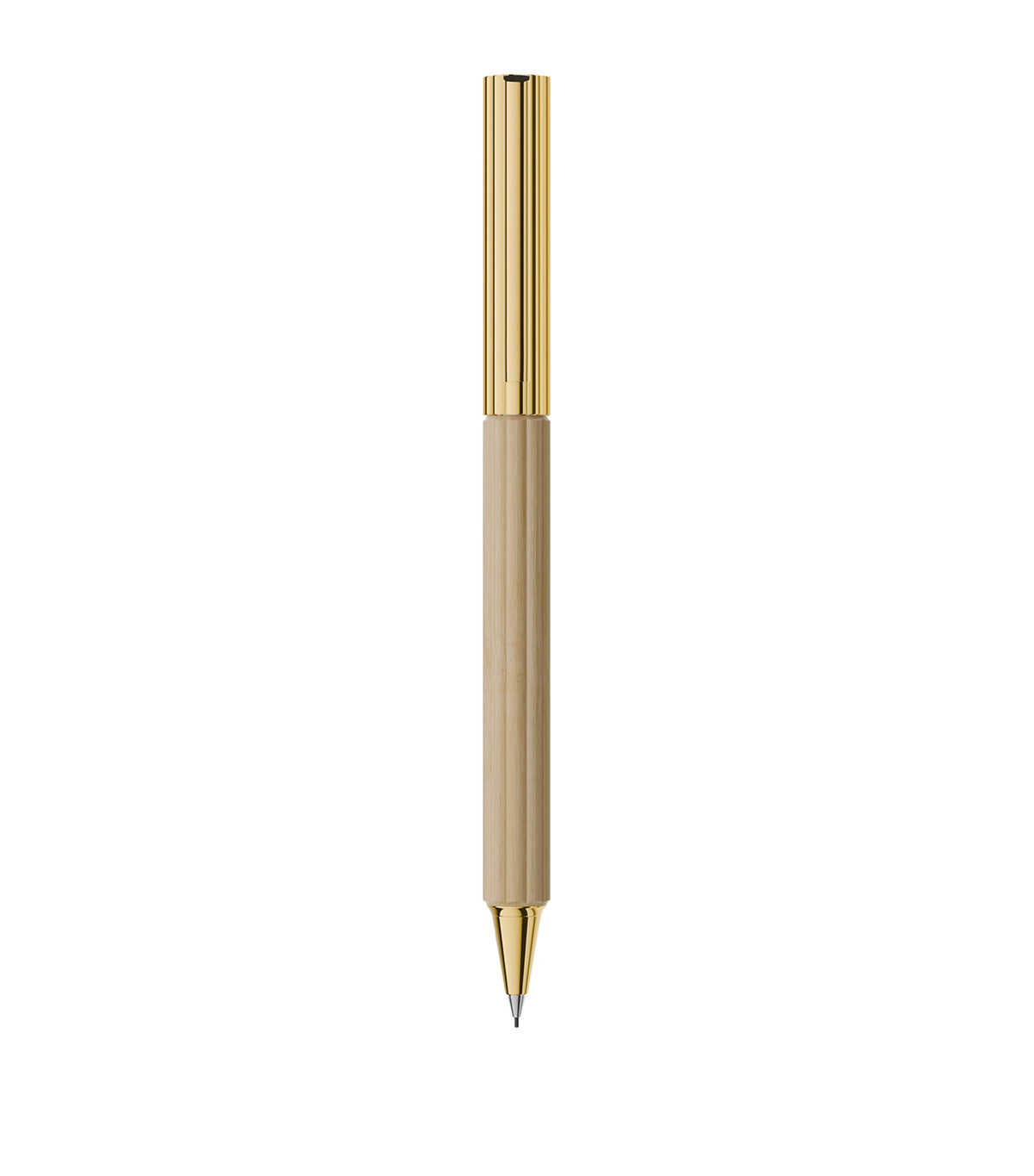Graf von Faber-Castell gold-trim hornbeam wood mechanical pencil, UK version