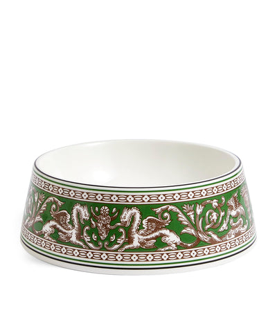 Harrods Wedgwood Florentine Bone China Pet Bowl (21cm)- Buy online at McGrocer