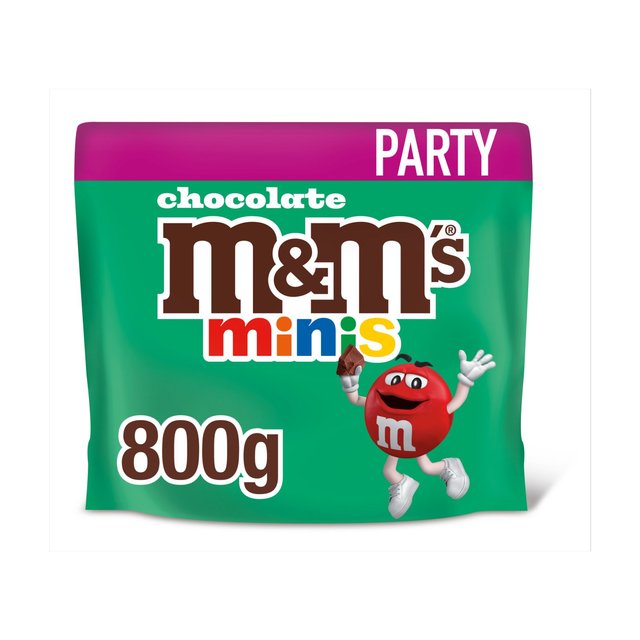 M&M's Minis Milk Chocolate Party Mix Bulk Snack Bag   800g