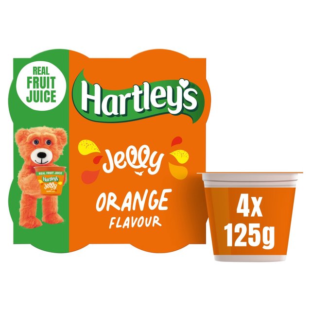 Hartley's Orange Jelly   4 x 125g