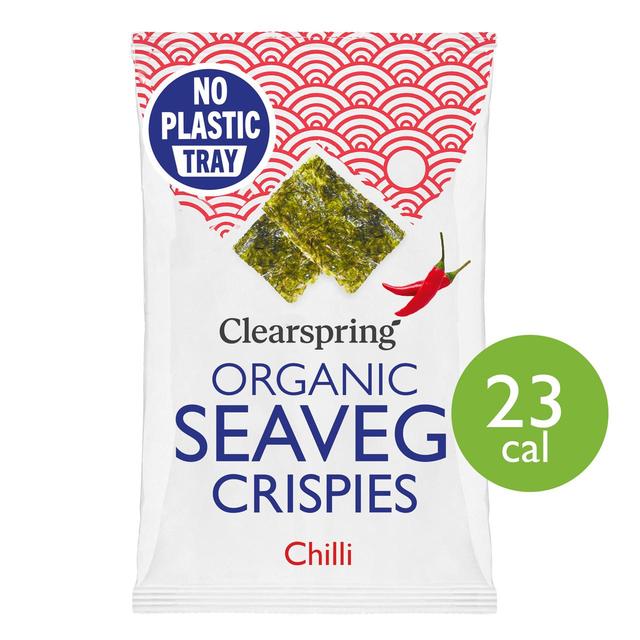 Clearspring Organic Seaveg Crispies Chilli   4g GOODS M&S   