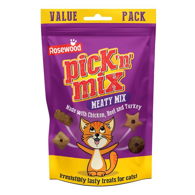 Rosewood Pick n Mix Cat Treats Meaty   180g