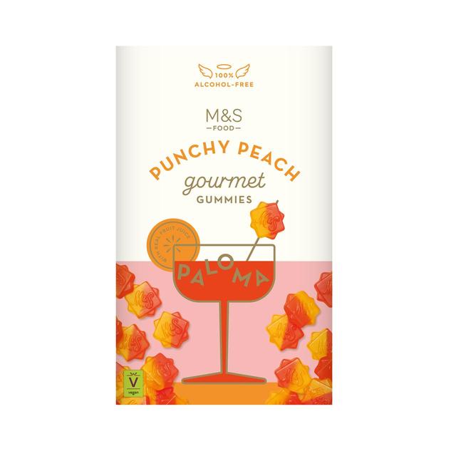 M&S Punchy Peach Paloma Gourmet Gummies   140g GOODS M&S   