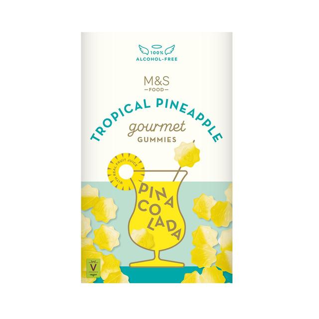 M&S Tropical Pineapple Pina Colada Gourmet Gummies   140g