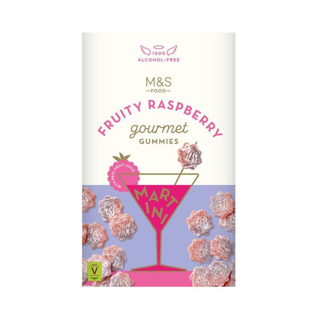 M&S Fruity Raspberry Martini Gourmet Gummies   140g