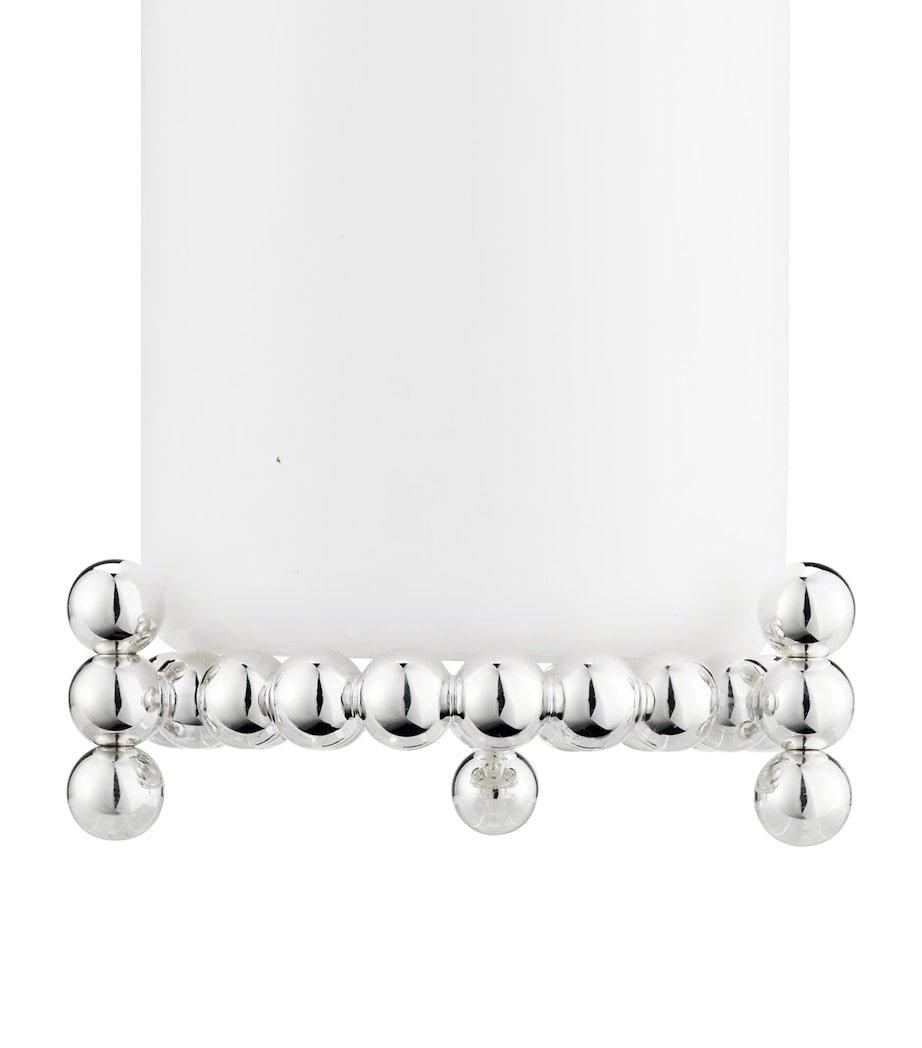 Christofle silver-plated Perles candle jewel - British product