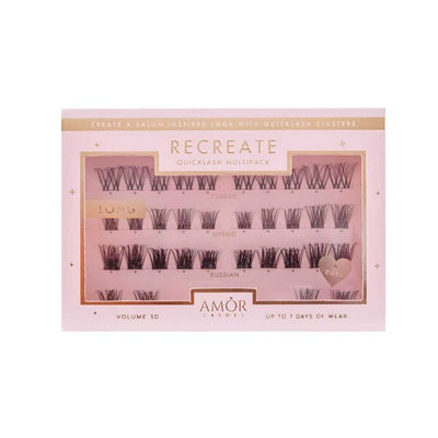 Superdrug House of Amor RECREATE Mixed Clusters False Eyelash DIY Set- Buy online at McGrocer