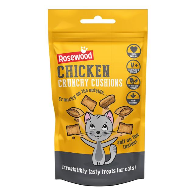 Crunchy Chicken Cushions For Cats   60g GOODS M&S   