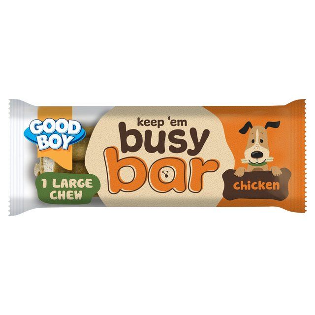 Good Boy Busy Bar Large Chew Dog Treats Chicken   90g GOODS M&S   