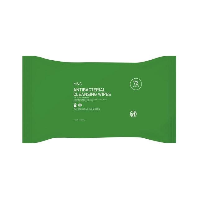 M&S Antibacterial Cleansing Wipes   72 per pack GOODS M&S   