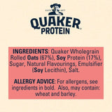 Quaker Oat So Simple Protein Strawberries & Cream Porridge Sachets Cereal   8 x 1 per pack GOODS M&S   