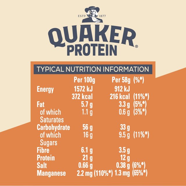 Quaker Oat So Simple Protein Peanut Butter Porridge Pot   58g GOODS M&S   