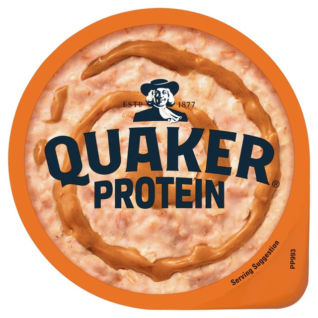 Quaker Oat So Simple Protein Porridge Strawberries and Cream Cereal Pot   59g GOODS M&S   