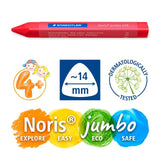 STAEDTLER Noris Jumbo Wax Crayons 9pk   9 per pack GOODS M&S   