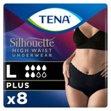 TENA Silhouette inkontinencia nadrág fekete L 8 8. csomag csomagonként ÁRUK M&S