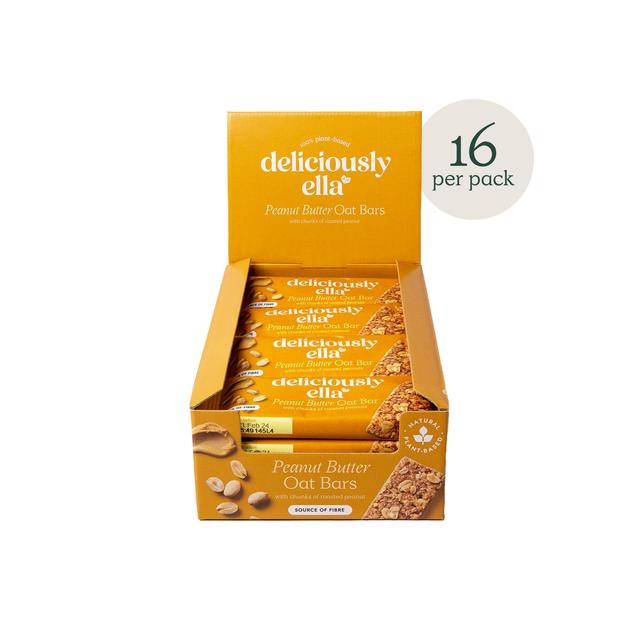 Deliciously Ella Peanut Butter Oat Bar case   16 x 50g GOODS M&S   