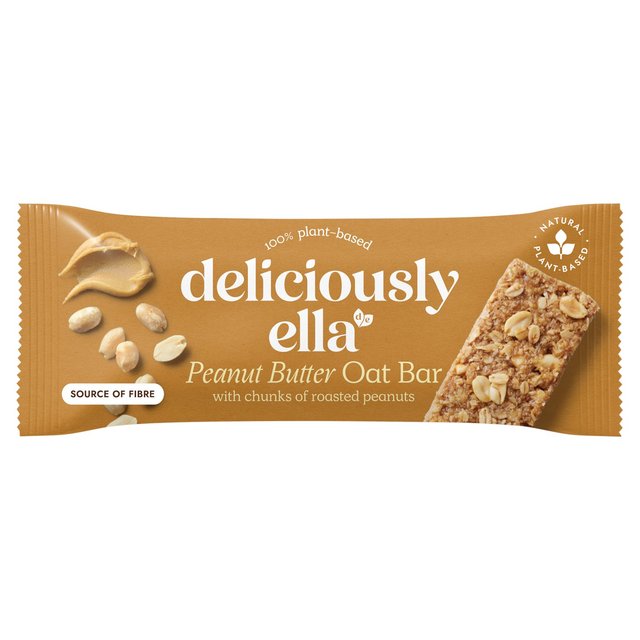 Deliciously Ella Peanut Butter Oat Bar case   16 x 50g GOODS M&S   