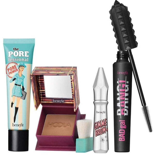 Benefit Icons Gift Set 7.5ml Primer + 4ml Mascara + 2.5g Bronzer