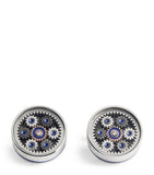 Tateossian Palladium-Plated Septa Gear Cufflinks