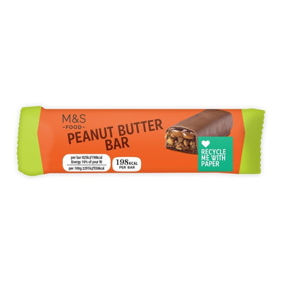 M&S M&S Peanøttsmørbar Melke- og Mørk Sjokoladebar 36g - Kjøp online på McGrocer