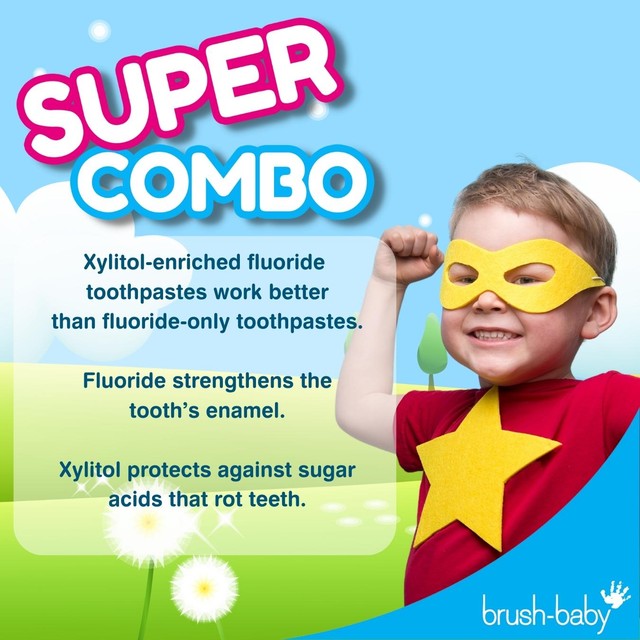 Brush-Baby Applemint Toothpaste 0-3 Yrs 50ml - British product